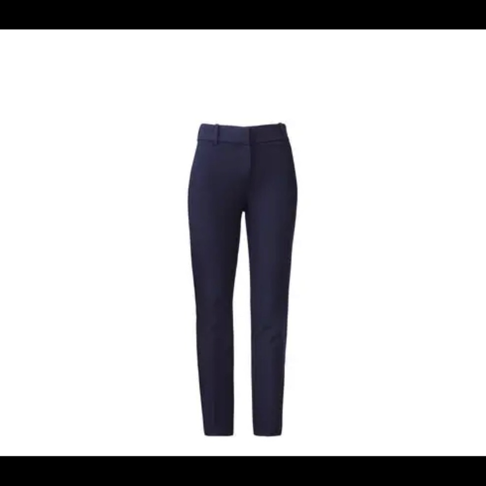 J. Crew Navy Straight-Leg Trousers